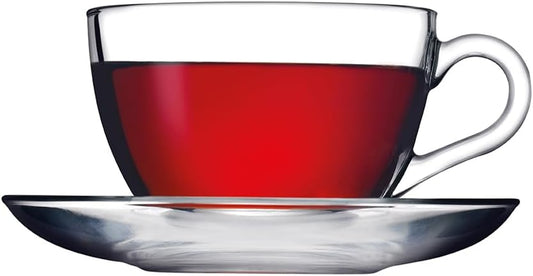 Pasabahce Basic Cup Set (6 Cups & 6 Saucers)