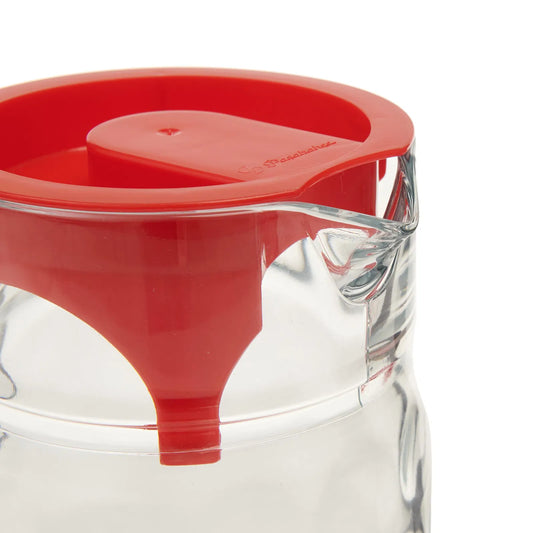 Pasabahce Space Pitcher with Red Plastic Lid 1650 cc