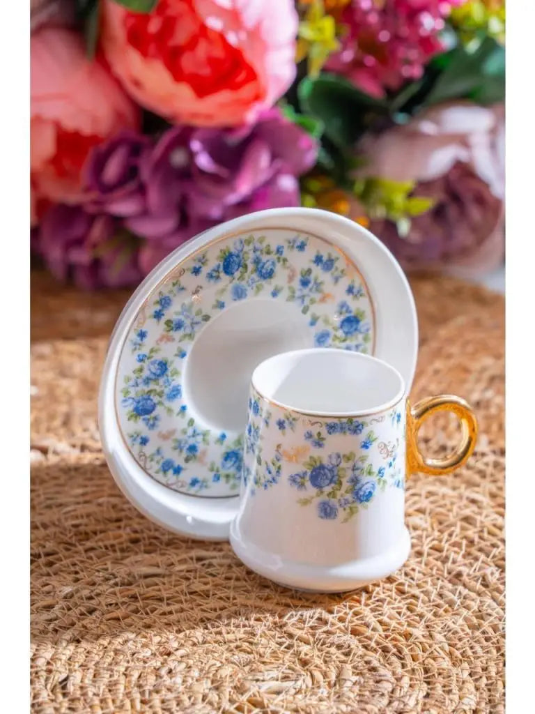 ACAR Orleans 6 Person Coffee Cup & Saucer Set