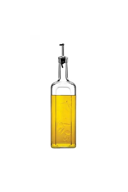 Pasabahce Homemade Oil & Vinegar Bottle with Metal Stopper 1000 cc