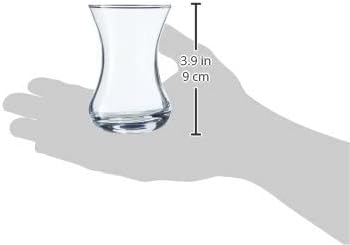 Pasabahce Thin-Waist Tea Glass 125 cc 6-Piece Set