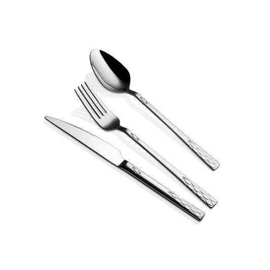 OZLIFE Enza 36-Piece Cutlery Set – Stainless Steel Flatware Set 6