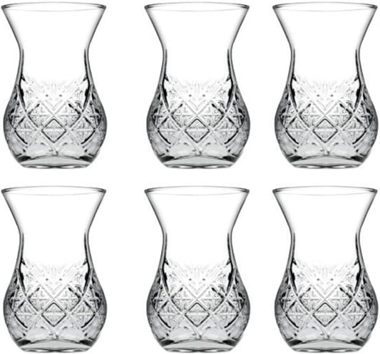 Pasabahce Timeless Tea Glass 155 cc 6 Piece Set