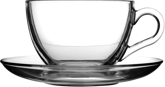 Pasabahce Basic Cup Set (6 Cups & 6 Saucers)