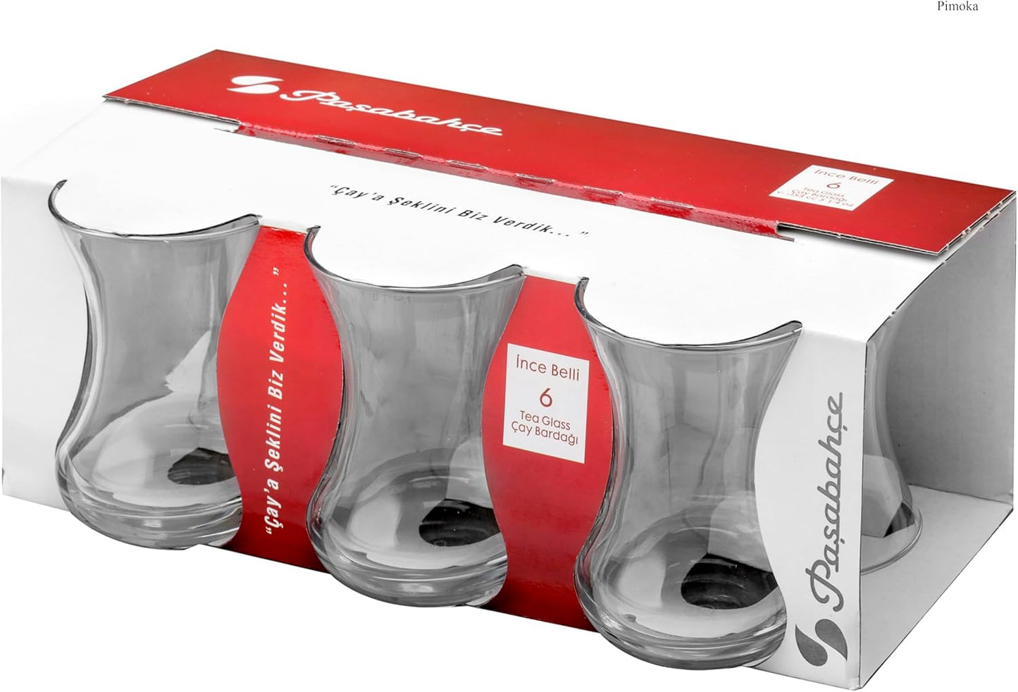 Pasabahce Thin-Waist Tea Glass 125 cc 6-Piece Set