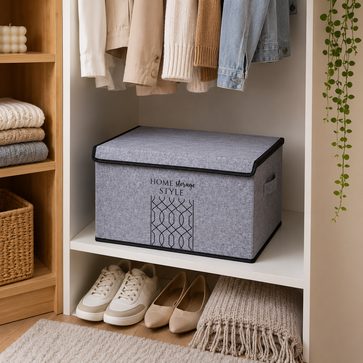 ALAS Maxi Felt Storage Box With Lid