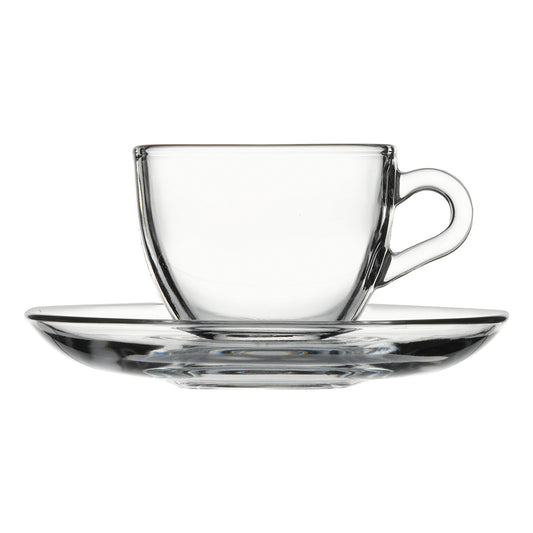 Pasabahce Basic Cup Set (6 Cups & 6 Saucers)