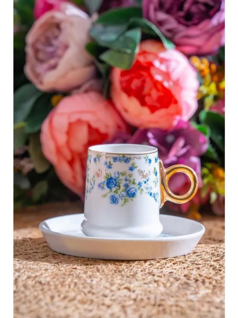 ACAR Orleans 6 Person Coffee Cup & Saucer Set