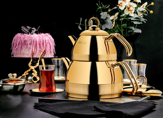 Ozlife ELA Teapot Set – Gold Titanium