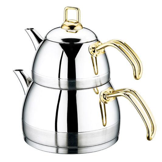 Ozlife ELA Teapot Set - Plain Gold