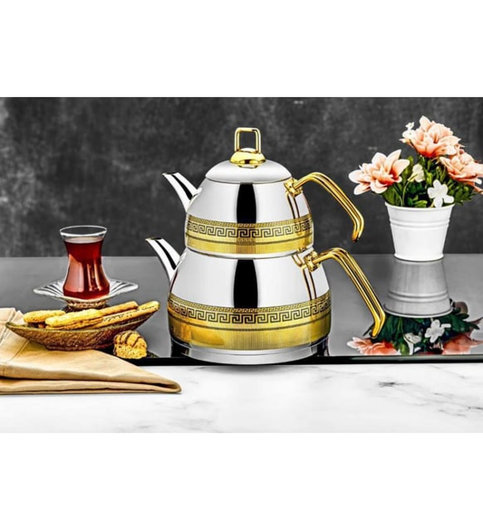 Ozlife ELA Teapot Set - Decorated Black
