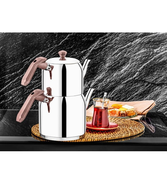 Ozlife GALA Teapot Set – Rose Bakelite Handle