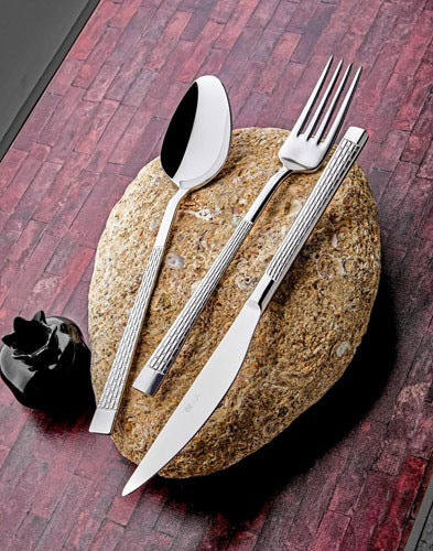 OZLIFE Linda 72-Piece Cutlery Set - Stainless Steel Flatware Set for 12